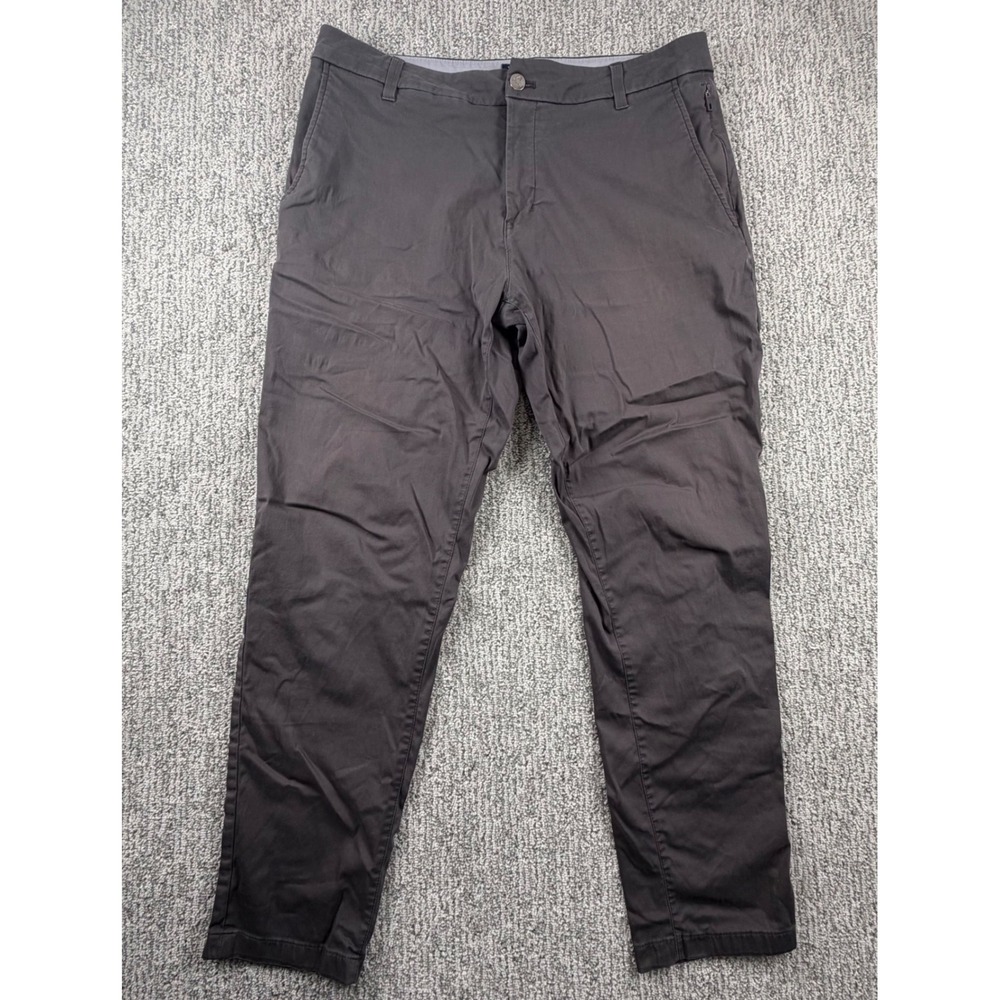Birddogs Pants Men 34x30* Gray Cotton Blend Stretch Chino Trousers